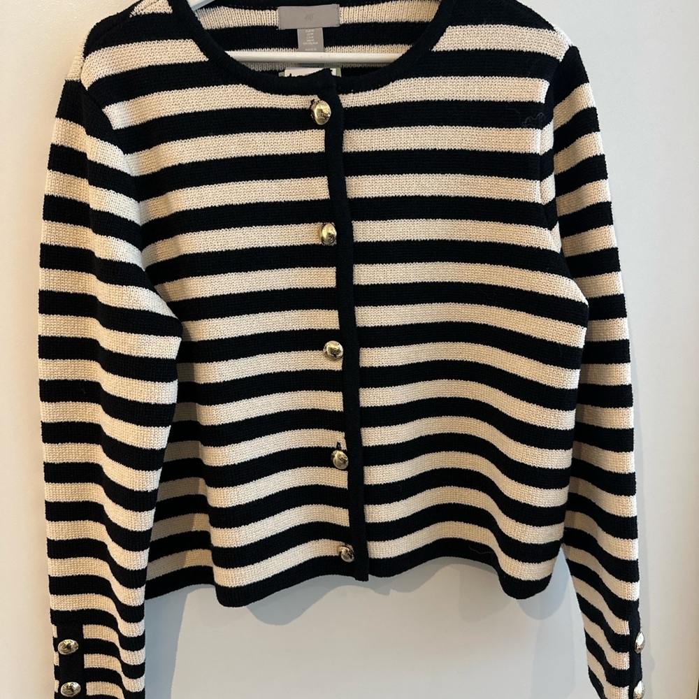 Striped cardigan